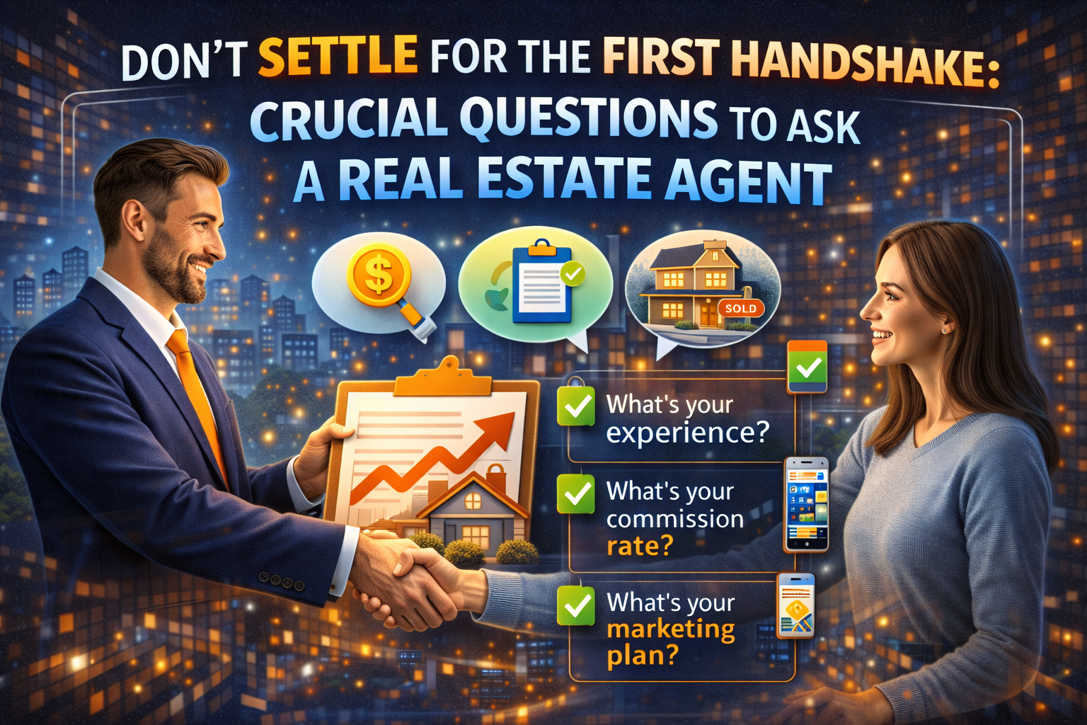 Don’t Settle for the First Handshake: Crucial Questions to Ask a Real Estate Agent