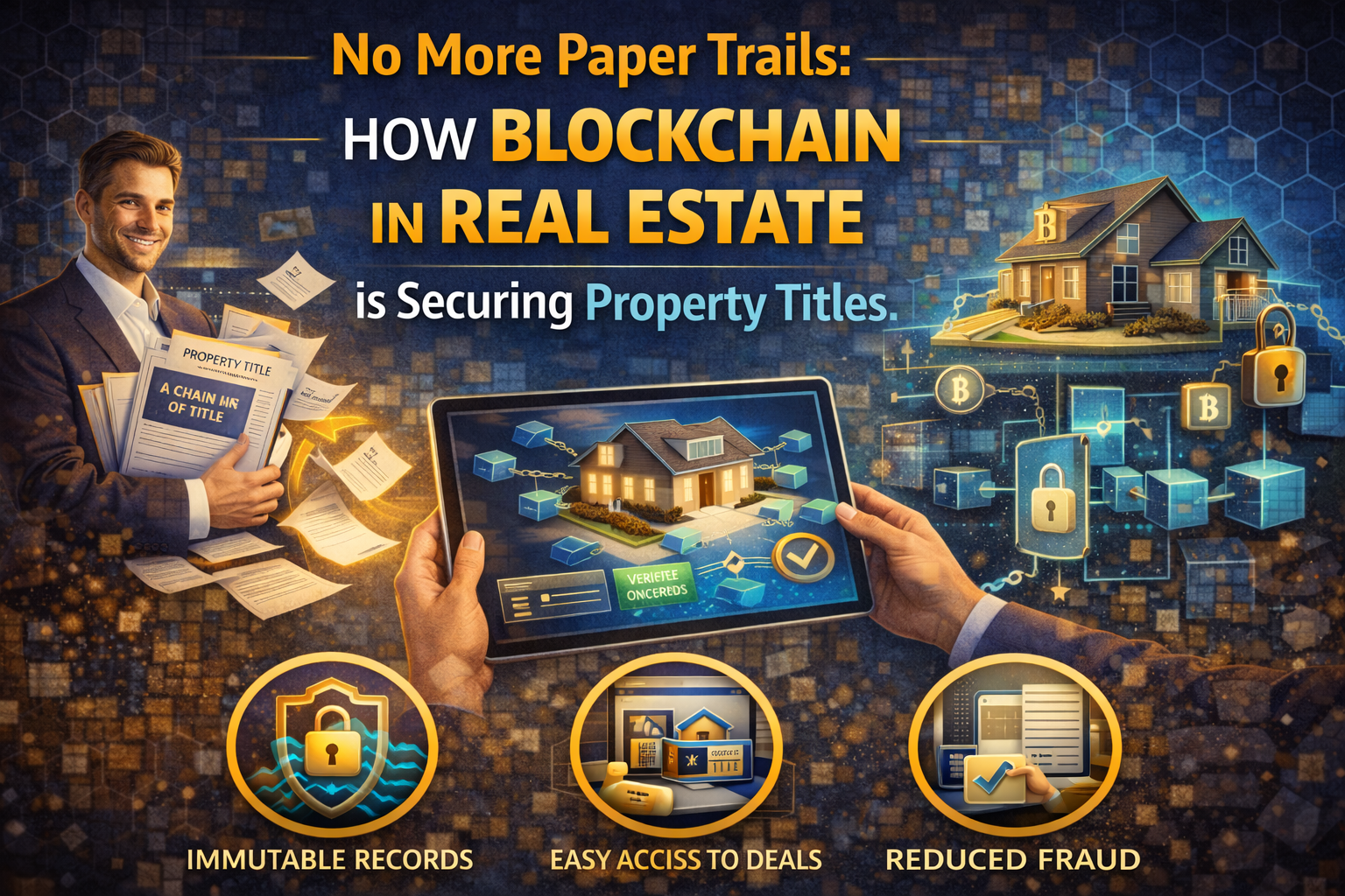 No More Paper Trails: How Blockchain in Real Estate is Securing Property Titles