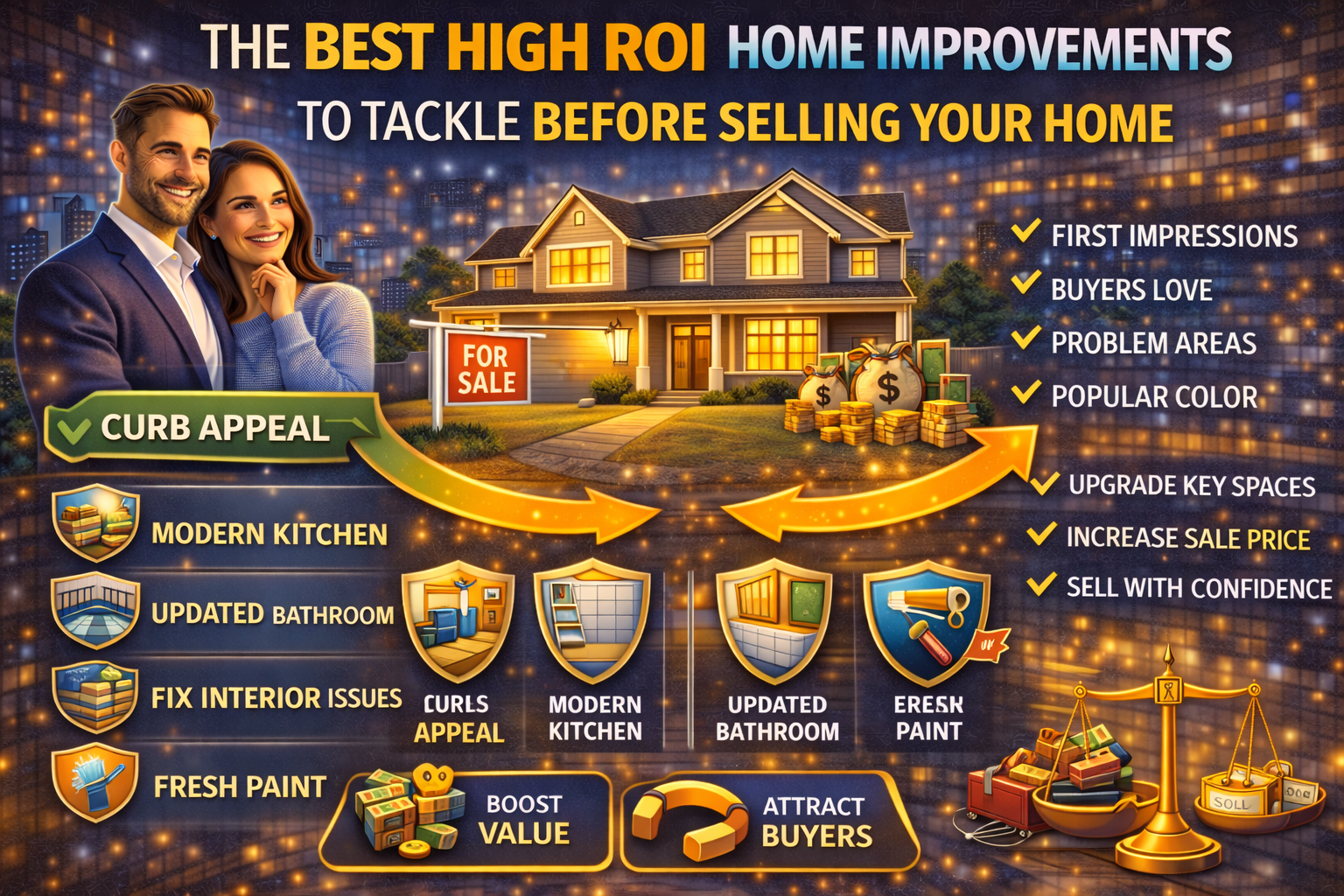 The Best High ROI Home Improvements to Tackle Before Selling Your Home