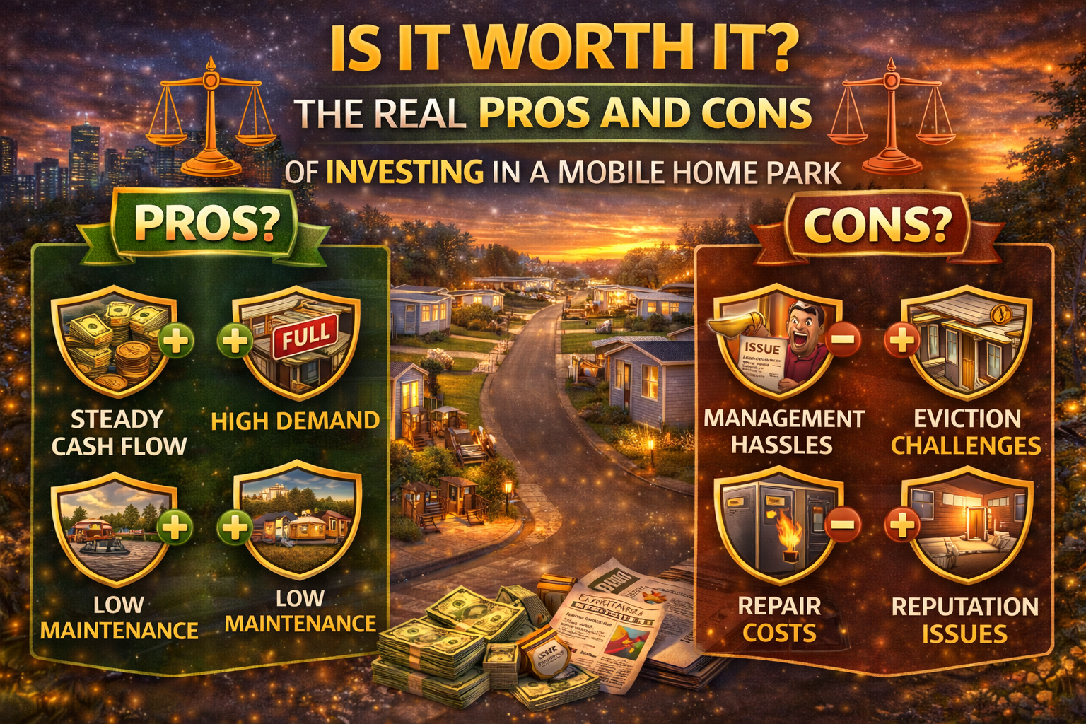 Is It Worth It? The Real Pros and Cons of Investing in a Mobile Home Park